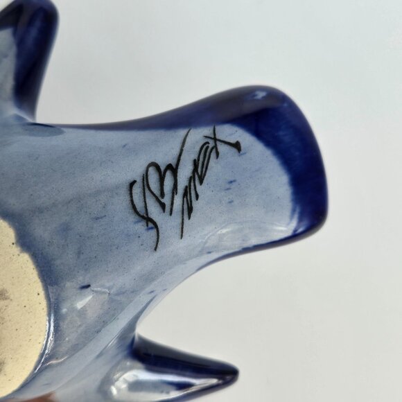 Vintage Signed Tonala-Style Mexican Pottery Bird Candle Holders  Hand-Painted 86 - Picture 5 of 15